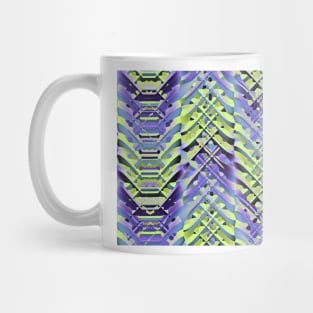 Yellow and Purple Abstract Texture Mug